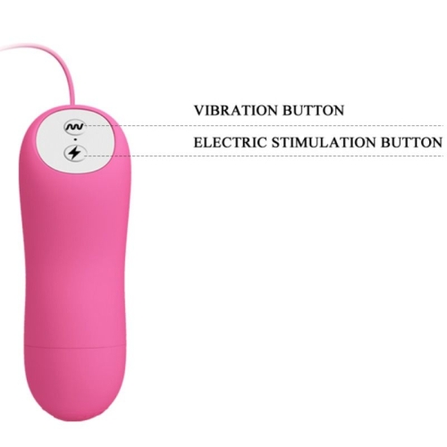 Nippelklemmen Mit Vibration Und Strom - Fuchsia