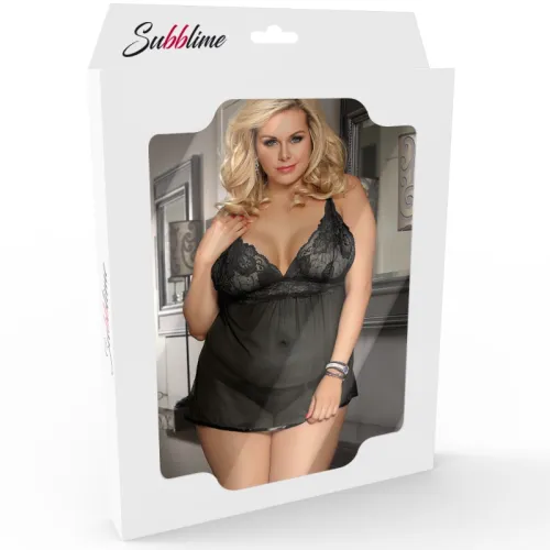 Babydoll - Floral Laces Rot L/Xl – Subblime