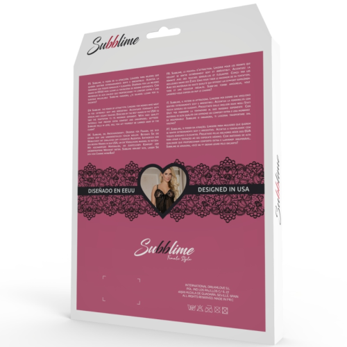 Bra Und Hosen Set Schwarz L/XL | Subblime