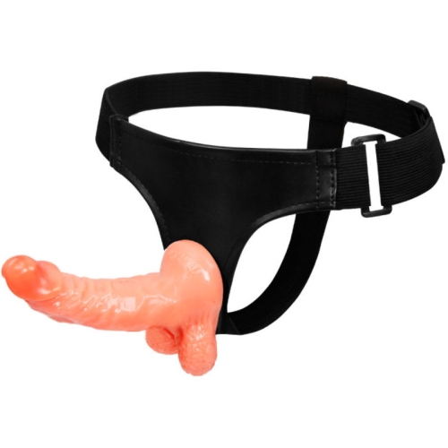 Harness mit realistischem Penis und verstellbarem Gurt 15.5cm | Baile