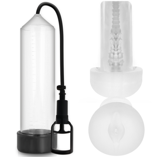 Rx7 Transparent Mit Masturbator | Pump Addicted
