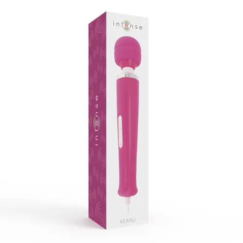 Keanu Vibrating Power Wand Pink – Intense