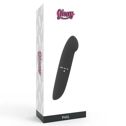Phil Vibrator Schwarz | Glossy