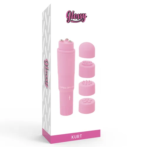 Kurt Taschenvibrator Rosa | Glossy