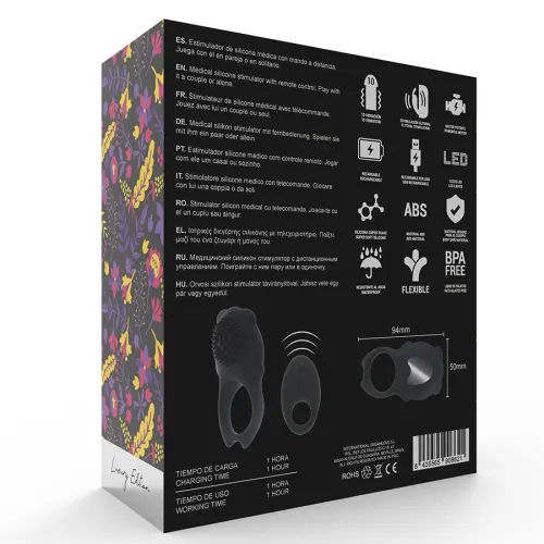 Mia Colosseo Ring Remote Control Black