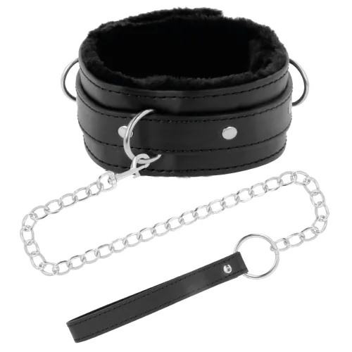 Bequeme Halskette Mit Lederkette – Darkness