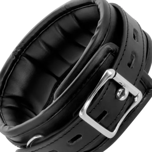Weiche Lederhalskette Mit Kette – Darkness