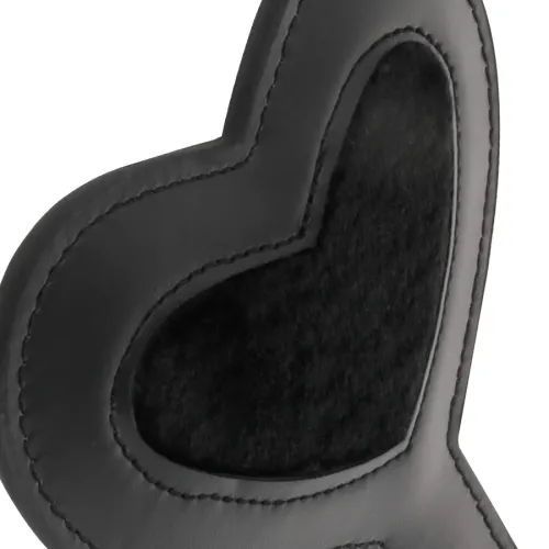 Schwarzes Fetisch Love Velours Paddel – Darkness