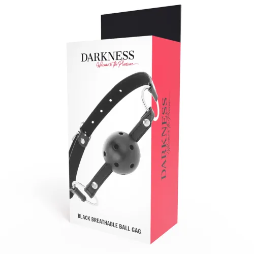 Schwarzer Atmungsaktiver Knebel – Darkness