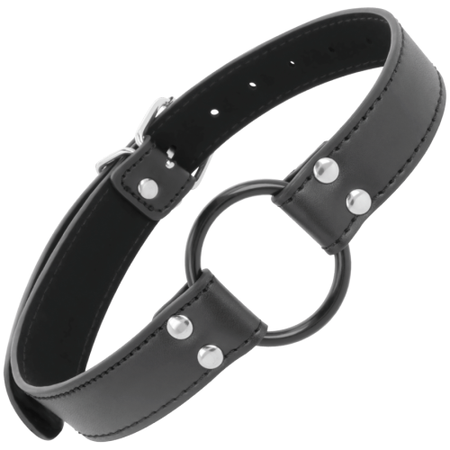 Gag Mit Ringdurchmesser 3,6cm | Darkness front schräg schwarz