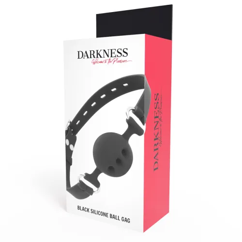 Black Breathable Silicone Gag – Darkness