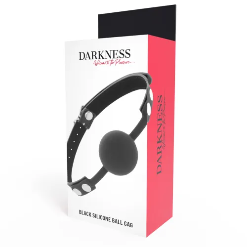 Black silicone gag – Darkness