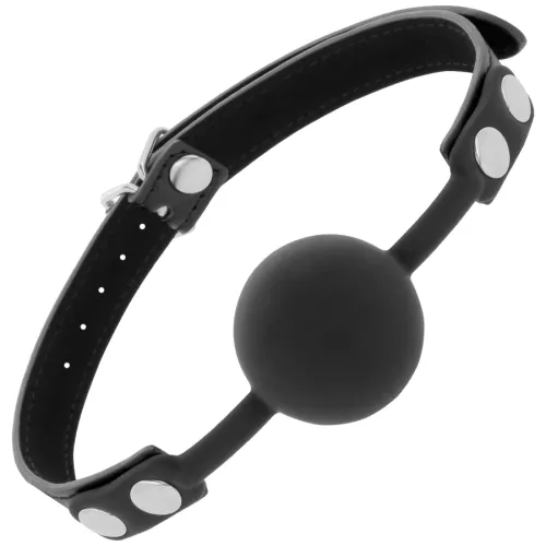 Black silicone gag – Darkness
