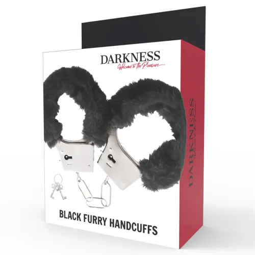 Handschellen Aus Schwarzem Metall – Darkness