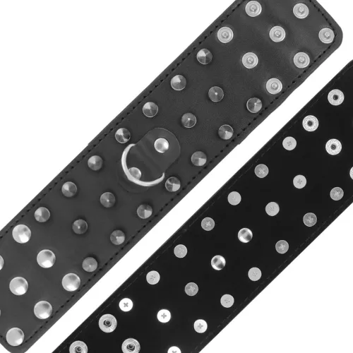 Skulls And Bones Schwarze Handschellen Mit Spikes – Darkness