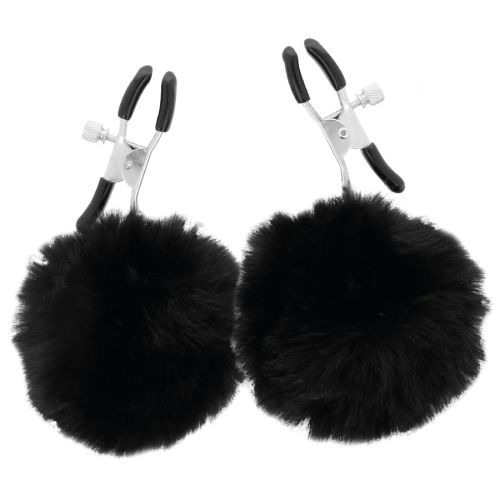Nippelklammern Mit Pom Poms | Darkness