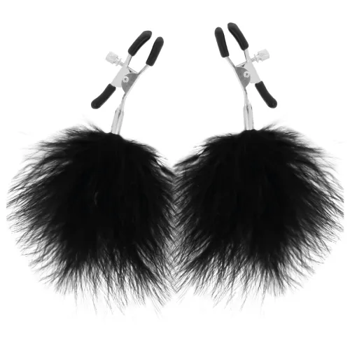 Pom Pom Nipple Clamps 2 – Darkness