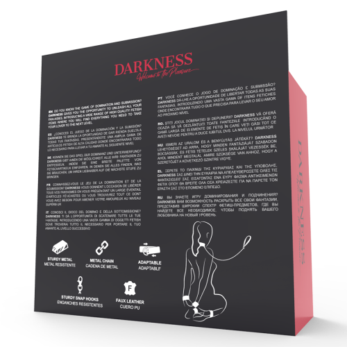 Handschellen Und Kragen Aus Schwarzem Leder | Darkness
