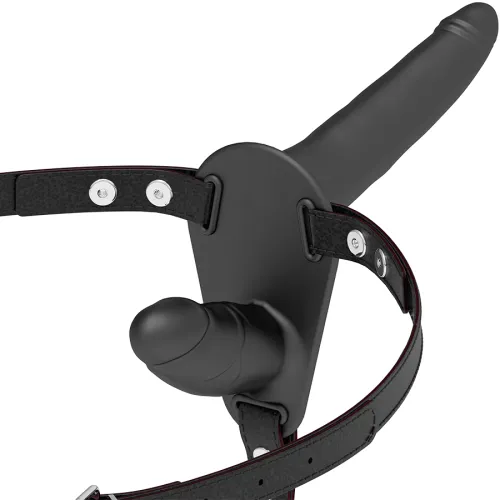 Harness Schwarze Doppelpenetration – Fetish Submissive