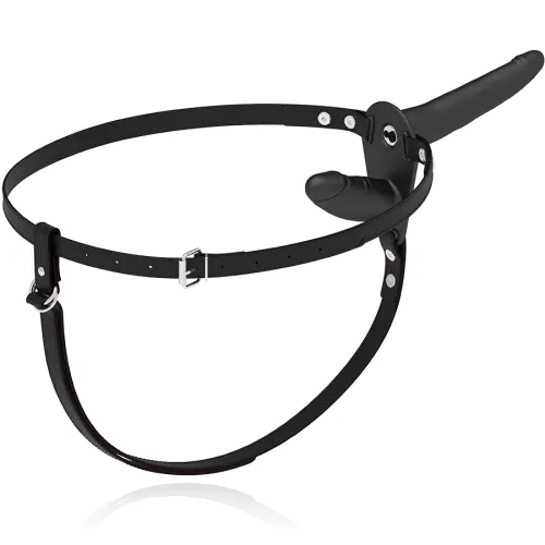 Harness Vibrator Mit Doppelpenetration Schwarz – Fetish Submissive