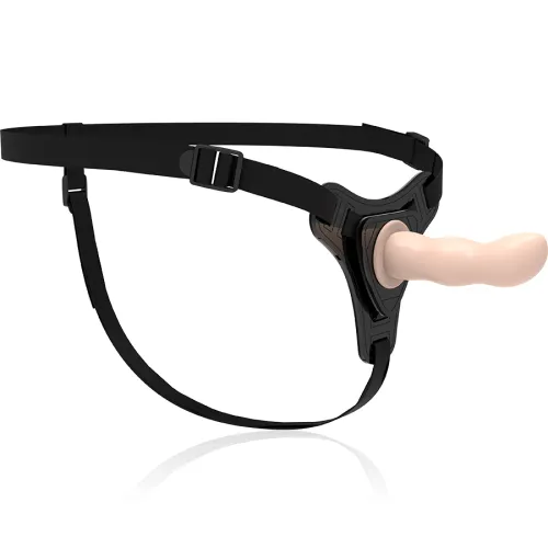 Harness Fleischfarbenes Silikon G-Spot 12,5cm – Fetish Submissive