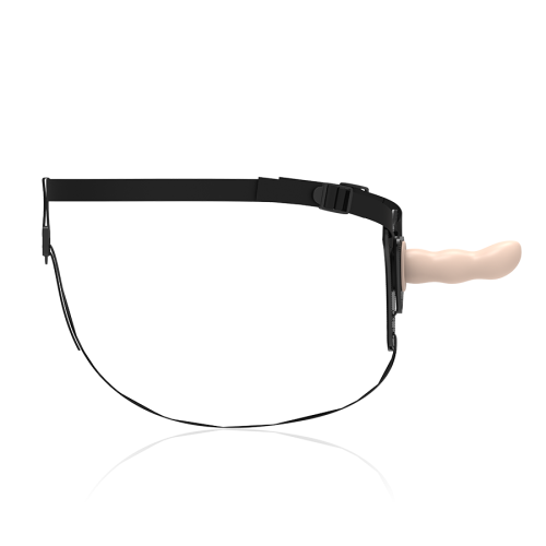 Harness Fleischfarbenes Silikon G-Spot 12,5cm | Fetish Submissive