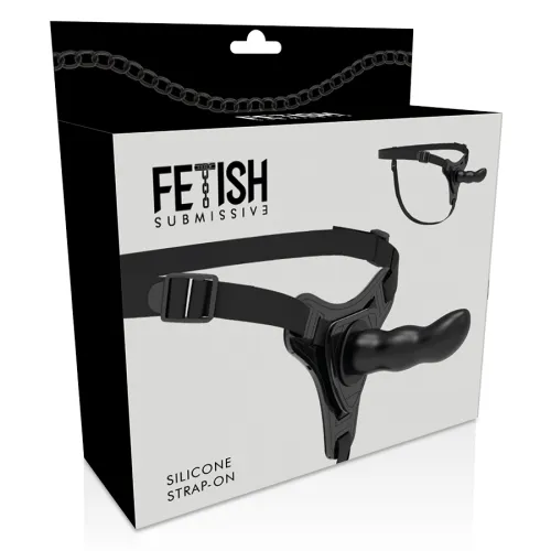 Harness Schwarzes Silikon G-Spot 16cm – Fetish Submissive
