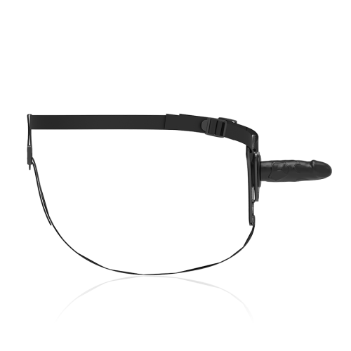 Harness Realistisches Schwarzes Silikon 15cm | Fetish Submissive