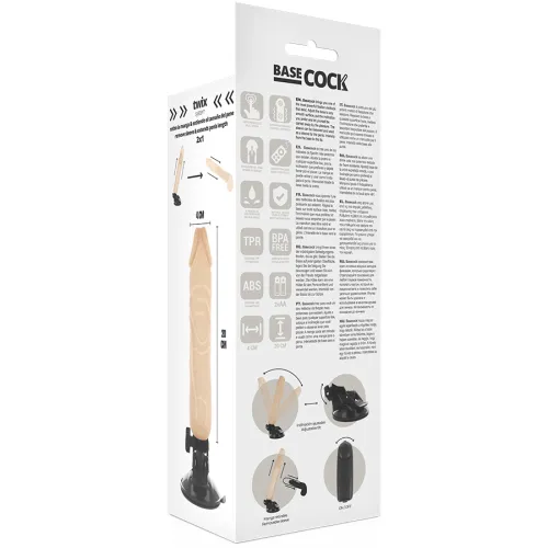 Realistischer Natürlicher Vibrator 20cm | Basecock