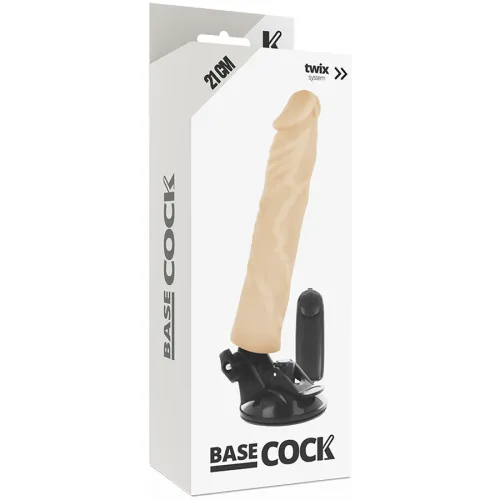 Realistischer Vibrator Mit Fernbedienung Natürlicher 21cm – Basecock