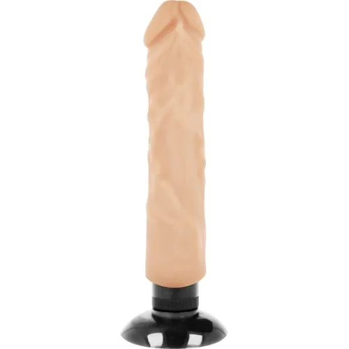 Realistischer Vibrator 2-1 Natürlich 20cm – Basecock