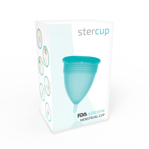 Menstruations Cup Grösse L Aquamarin | Stercup