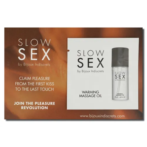 Warming Massageöl 2ml – Bijoux