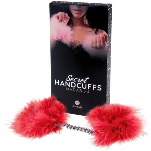 Rote Marabou Handschellen – Secretplay