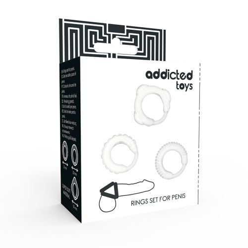 Penisringe 3er Set Klar | Addicted Toys