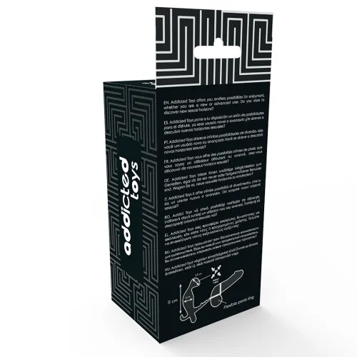 Analplug Mit Doppeltem Penisring Und Hoden Schwarz | Addicted Toys