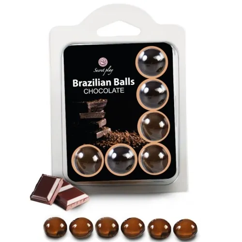 Set 6 Brazilian Balls Schokolade – Secretplay