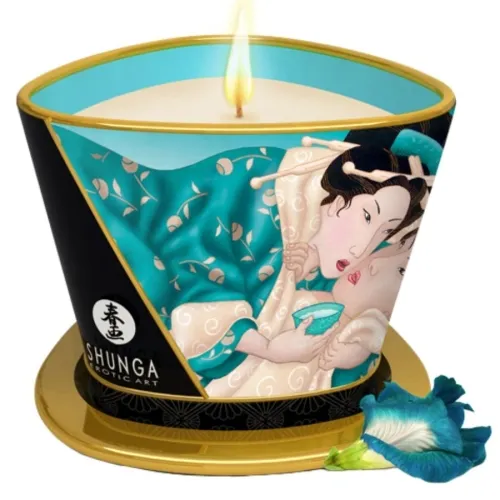 Massagekerze Island Blossoms 170ml – Shunga