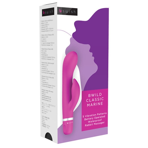 Bwild Classic Marine Rabbitvibrator Cerise | B Swish