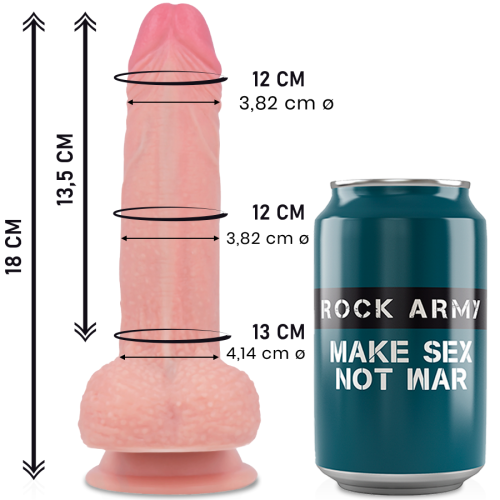 Premium Liquid Silikon Mustang Dildo 18cm | Rockarmy