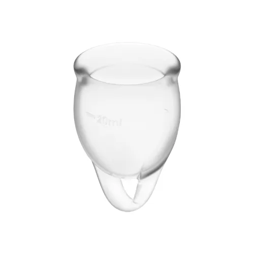 Menstruations Cup Clear 15 + 20ml – Satisfyer