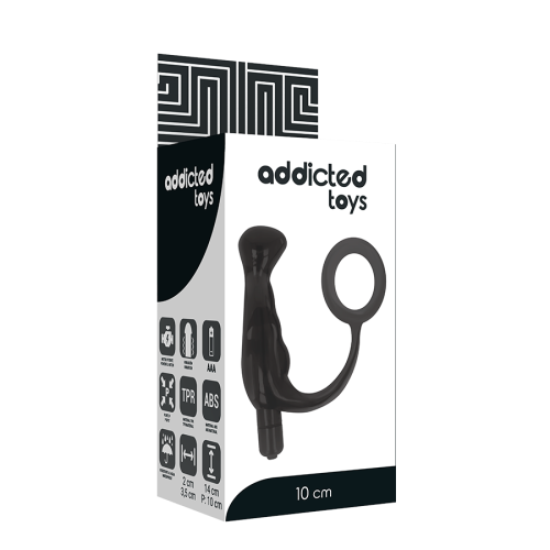 Prostatavibrator Schwarz 10cm | Addicted Toys