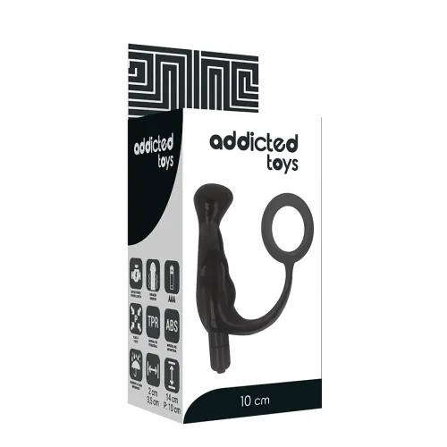 Prostatavibrator Schwarz 10cm – Addicted Toys