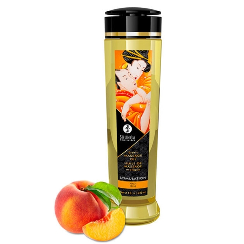 Massageöl Pfirsich Aroma 240ml | Shunga