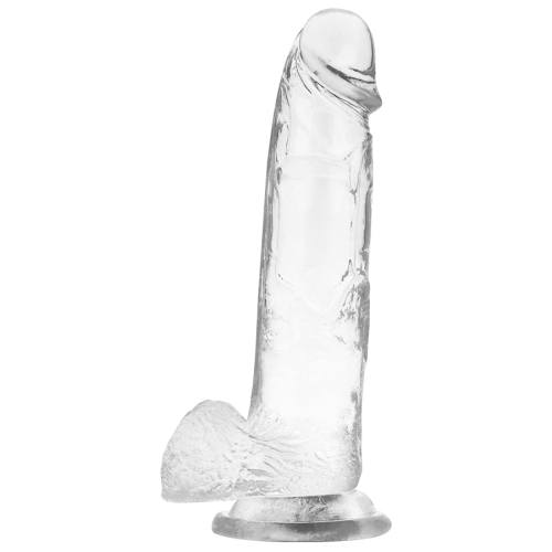 Realistischer Dildo Transparent 22x4.6cm | Xray