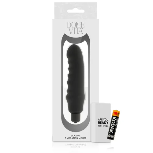 Genius Black Silikon Vibrator | Dolce Vita