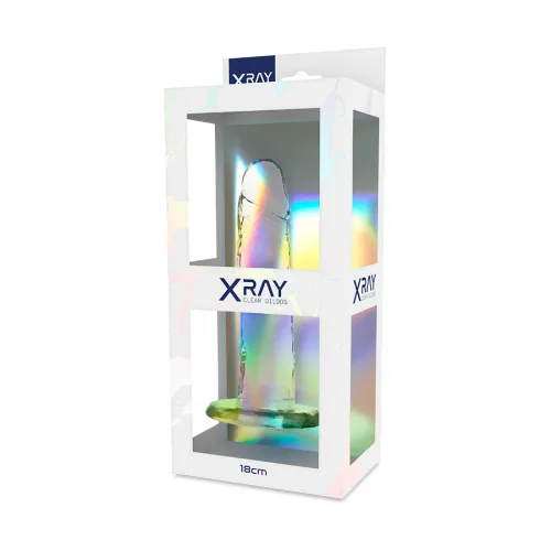 Clear Dildo Transparent 18 X 4cm – Xray