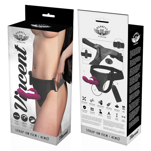 Rnes Vibrator Kaninchen Vincent 15 X 4cm | Harness Attraction