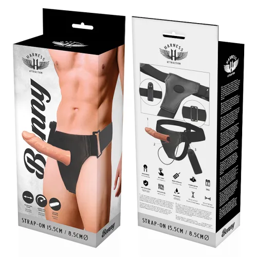 Harness Hollow Benny Mit Vibrator 15cm – Harness Attraction