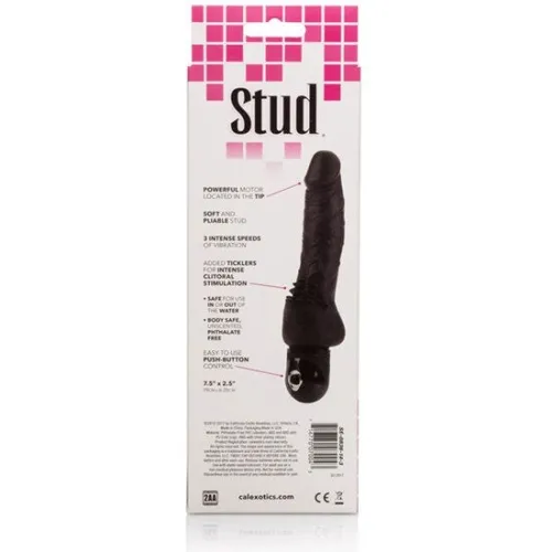 Power Stud Cliterrific Schwarzer Vibrator – Calex